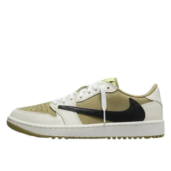Tênis Air Jordan 1 Retro Low Golf Travis Scott Verde- Neutro